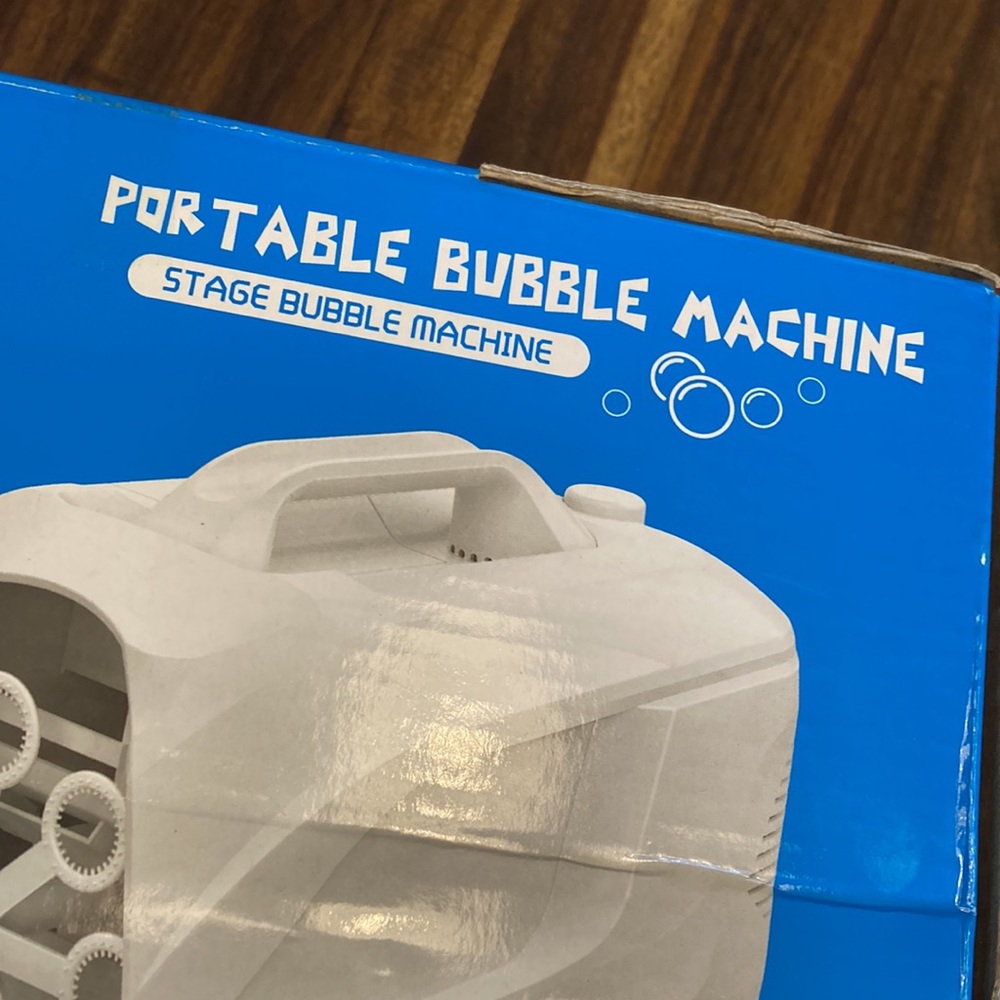 Portable Bubble Machine - Picture 2 of 2